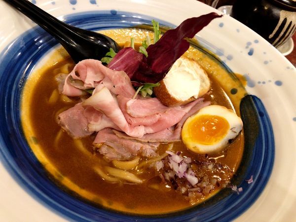 「元祖海老丸らーめん＋〆のリゾット」@海老丸らーめんの写真