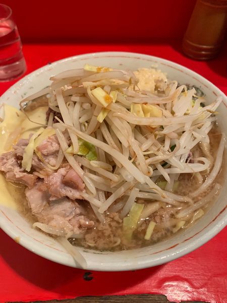 「小 温玉 チーズ」@ラーメン二郎 府中店の写真