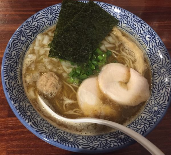 「濃厚煮干し中華そば」@麺屋きよたかの写真