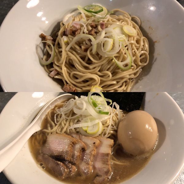 「味玉らぁめん(醤油)+和え玉」@らぁめん家 有坂の写真