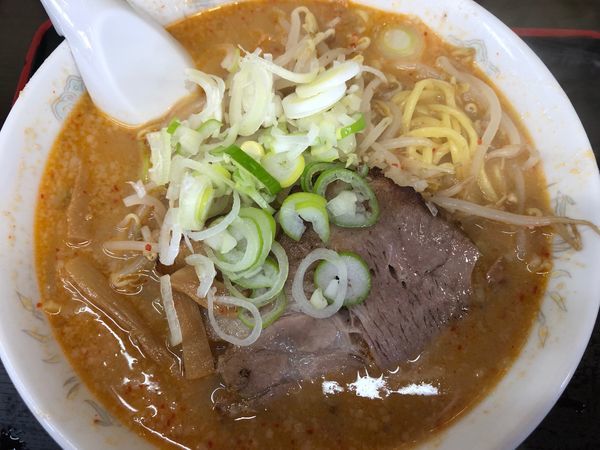 「味噌ラーメン800円」@北海とんこつら～めん純輝 八千代店の写真