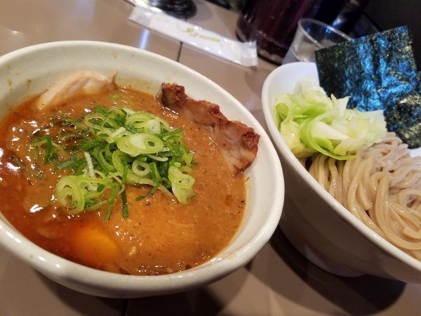 「海老味噌つけ麺全部入り」@つけ麺 五ノ神製作所の写真