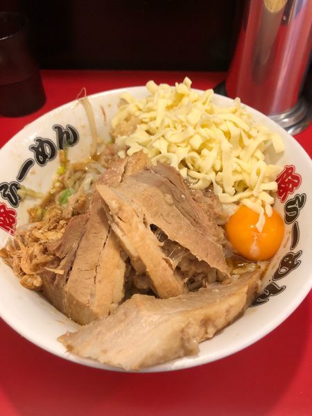 「まぜそば」@豚ラーメン 板橋駅前店の写真