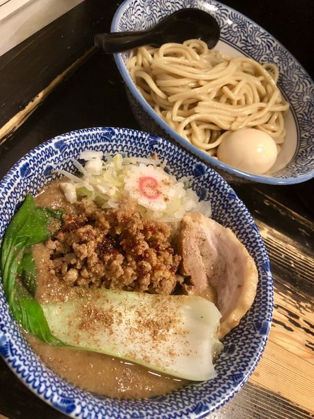 「【限定】坦々つけ麺 中 ￥1000」@狼煙 〜NOROSHI〜の写真