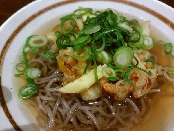 「野菜かき揚げそば360円」@粋麺 あみ乃やの写真