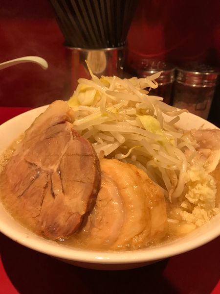 「ラーメン小 ヤサイアブラニンニク少し」@ラーメン二郎 荻窪店の写真