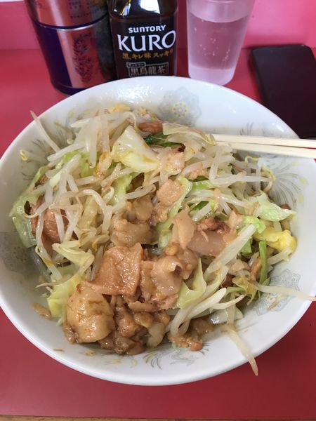 「汁なし小ブタ 全部」@ラーメン二郎 環七一之江店の写真