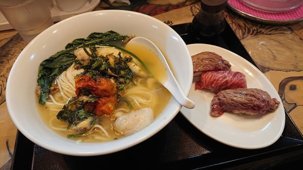 「似星ワールド(遊び飯つき)」@ラーメン愉悦処 似星の写真