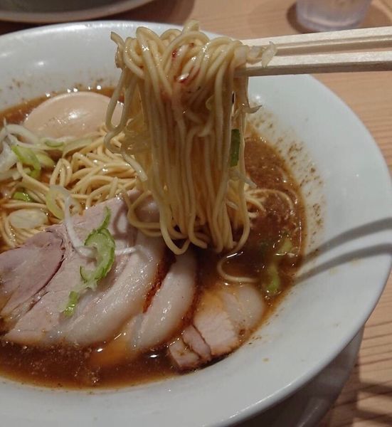 「とろりそば」@東京煮干し らーめん 玉 東京駅店の写真