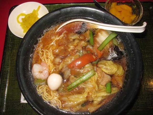 「五目湯麺（単品）　600円（ランチ）」@花彫酒家の写真