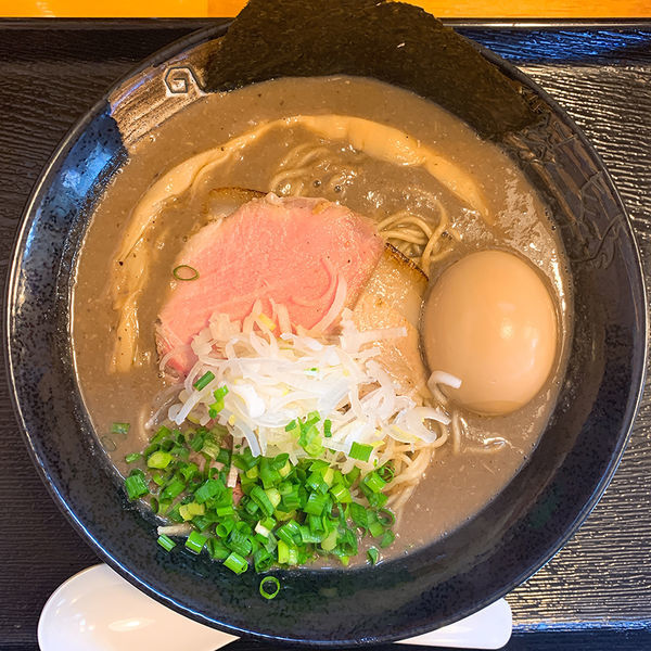「濃厚とんこつラーメン＋味玉」@麺屋 太陽の写真