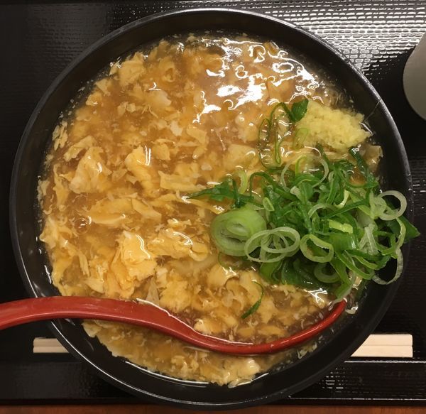「玉子あんかけうどん」@いぶきうどん 吉祥寺店の写真