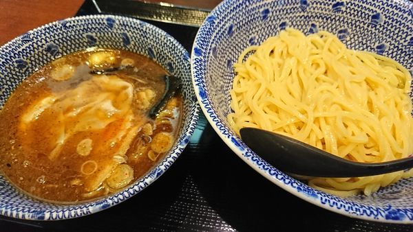 「ワンタンつけ蕎麦(850円)」@中華蕎麦 金魚の写真