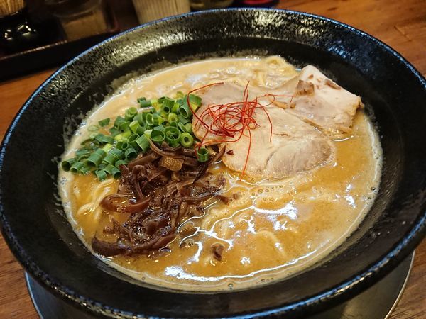 「限定 濃厚海老そば 細麺 800円」@麺房 十兵衛 青森店の写真