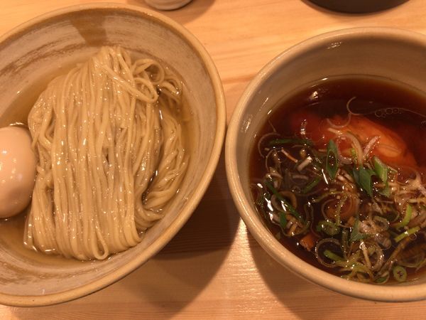 「鰹昆布出汁醤油つけ麺」@迂直の写真