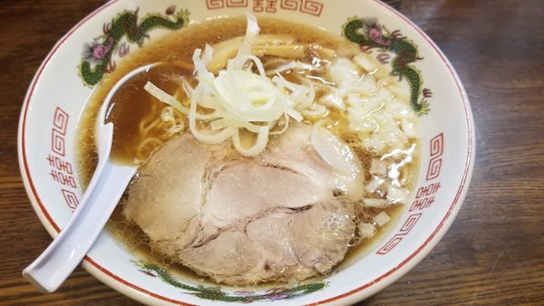 「朝専用中華そば　醤油」@らあめん 寸八 総本店の写真