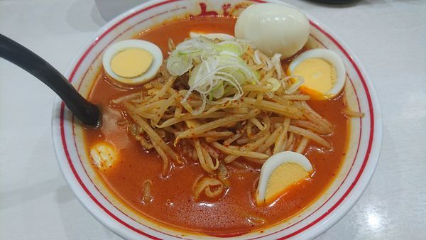 「味噌卵麺 880円」@蒙古タンメン 中本 上板橋本店の写真