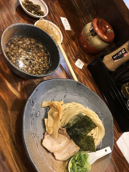 「つけ麺もつ」@龍の家 新宿小滝橋通り店の写真