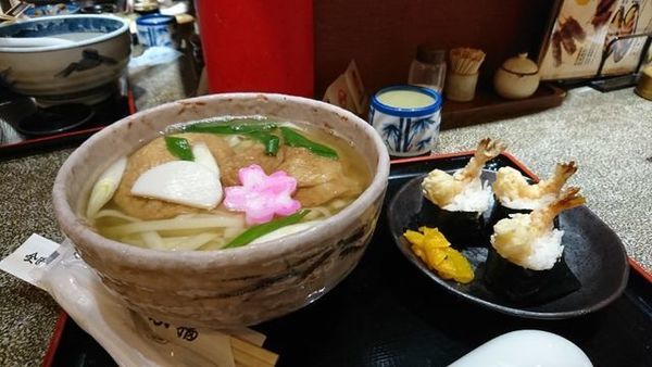 「きつねきしめん」@やぶ福 エスカ店の写真