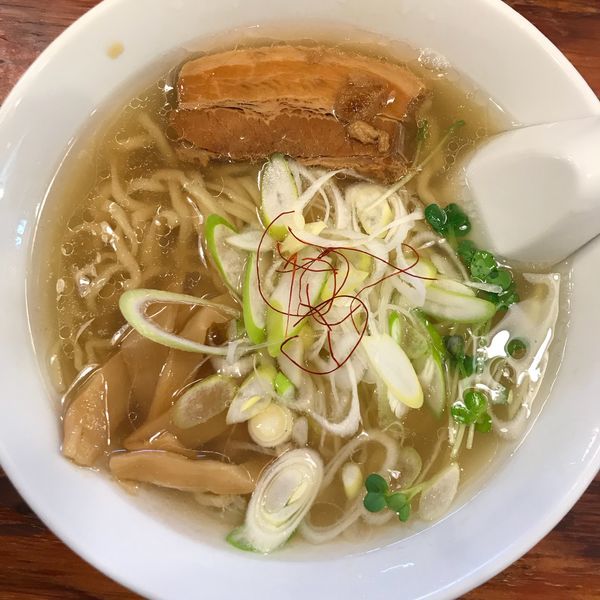 「朝の部 塩ラーメン」@つけめん TETSU 所沢店の写真