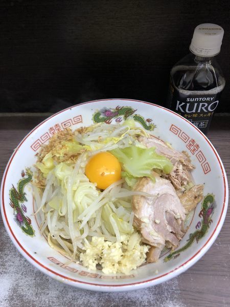 「小ラーメン(汁なし)」@ラーメン二郎 横浜関内店の写真