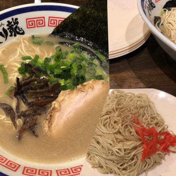 「とんこつらーめん＋替え玉×４」@活龍 期間限定麺処 みつきの写真