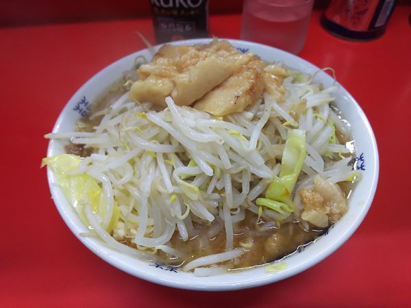 「小ラーメン（麺少な目）」@ラーメン二郎 松戸駅前店の写真