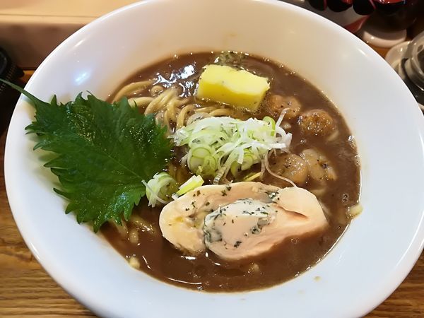 「限定鰹豚骨大盛り1,000円」@麺屋 庄太 六浦本店の写真