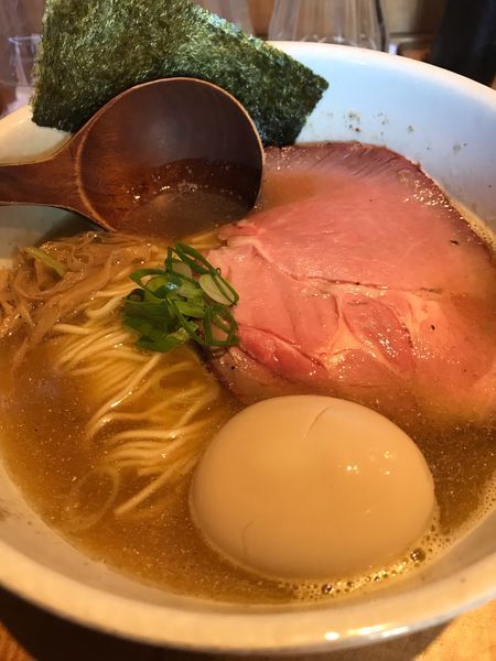 「味玉そば(900円)」@中華蕎麦 蘭鋳の写真