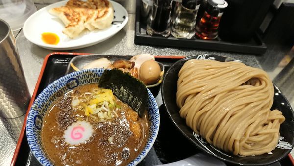 「濃厚つけめん・特盛り＋柏幻霜ポーク＋餃子３個」@松戸富田麺絆の写真
