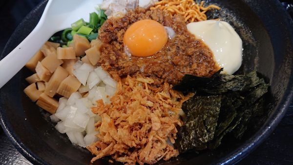 「煮干まぜそば(限定)」@煮干しらーめん専門店 麺屋 晴の写真