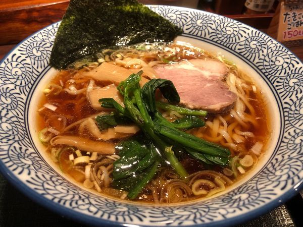 「中華そばこってり太麺」@中華そば・つけそば専門店 一丸の写真