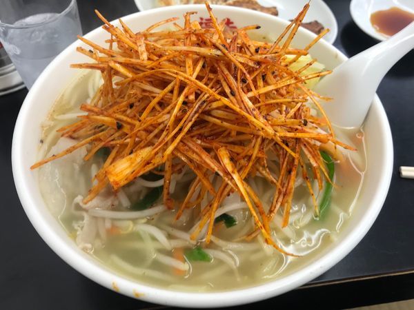 「タンメン＋ネギ辛口」@中華 福吉の写真