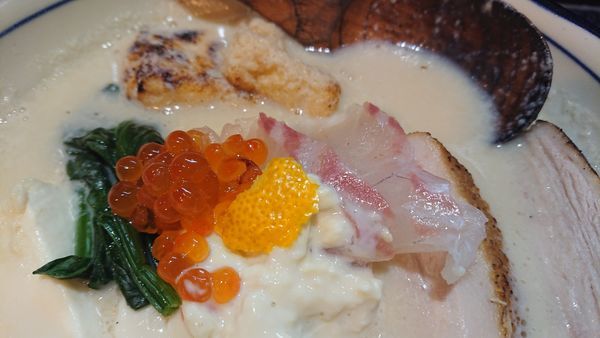「三くの日限定薫る豆乳三 950円」@烈志笑魚油 麺香房 三くの写真