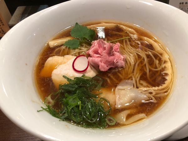 「鷄SOBA980円」@銀座 篝 本店の写真