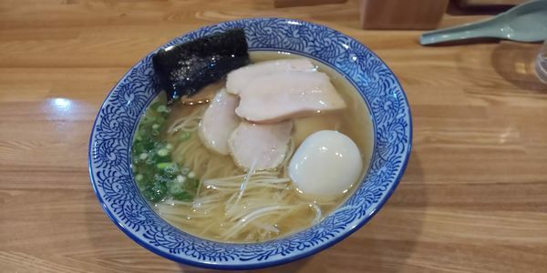 「味玉中華そば（塩）」@中華そば 瓢の写真