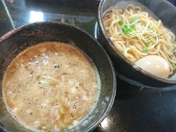 「味玉つけ豚そば(あつもり)」@まるぶし とんやの写真