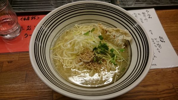 「鯛の塩ら～めん（大）800円」@堂の浦 駅前店の写真