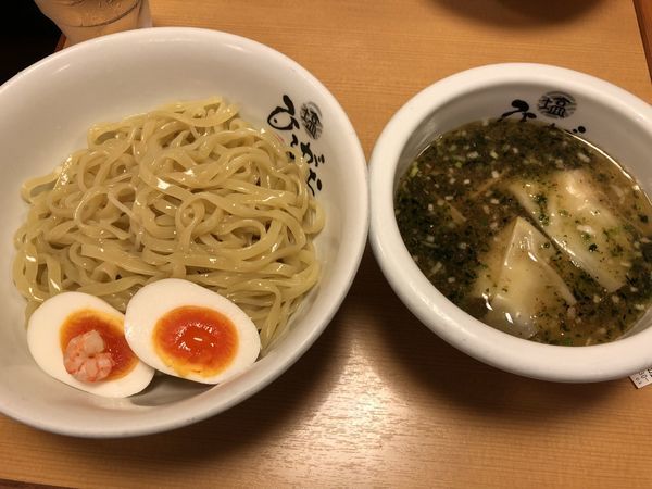 「塩つけ麺 ひるがお盛り」@塩専門 ひるがお 東京駅店の写真