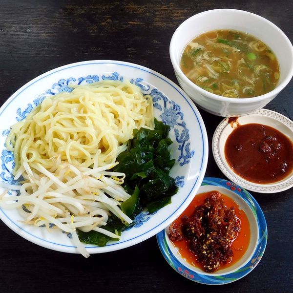 「つけ麺（醤油 500円）」@九州ラーメン 桜島 東町店の写真