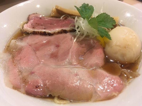 「味玉紀州鴨そば」@燃えよ麺助の写真