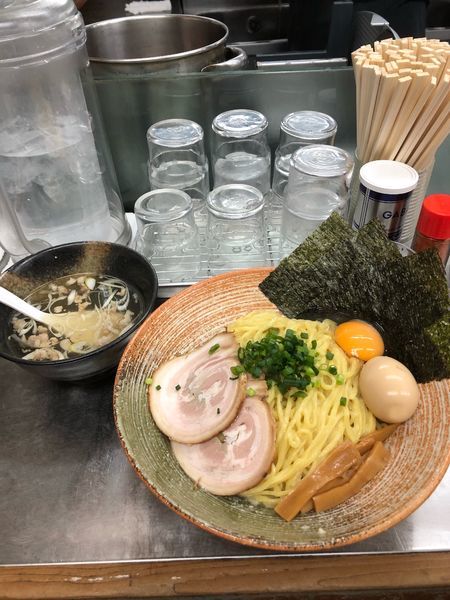 「北海道産白子まぜそば(塩・鶏)」@覆麺 智の写真