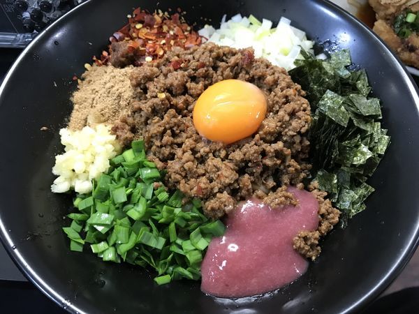 「台湾まぜそば (限定品)」@自家製麺SHINの写真