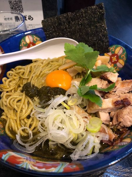 「裏 鮑の肝ソースの和えそば」@塩そば 桑ばらの写真