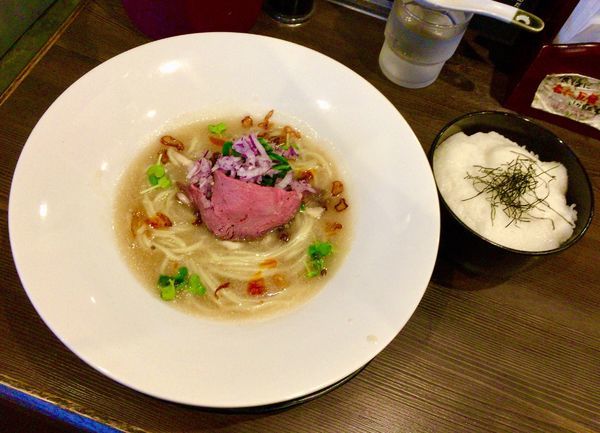 「限定 近江マタドール & 自然薯のとろろ飯」@天下ご麺 湖南店スペリオルの写真