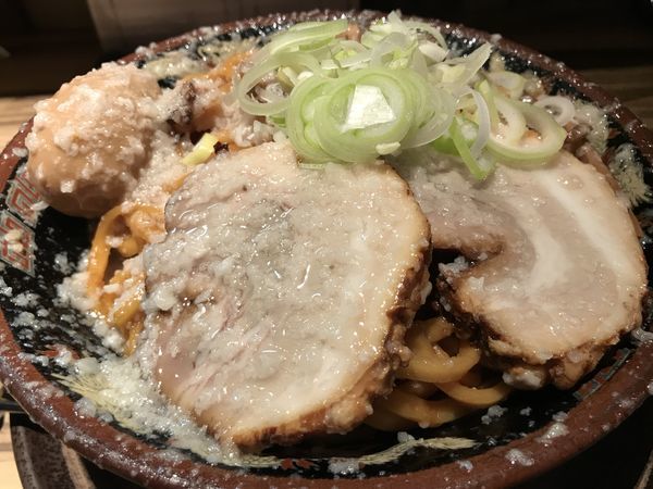 「爆盛油脂麺 880円」@らーめん 平太周 味庵 西大島店の写真