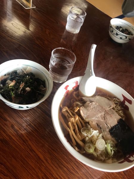 「中華そば+ぶっかけ漁師めし ¥830」@中華そば処 琴平荘の写真