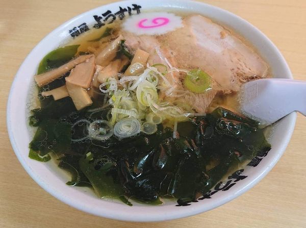 「ワカメラーメン」@麺屋 ようすけの写真