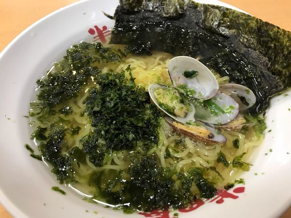 「【期間限定】磯潮ラーメン  350円」@大衆食堂 半田屋 東口BiVi店の写真