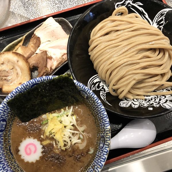 「柏幻霜ポーク焼豚濃厚つけめん」@松戸富田麺絆の写真
